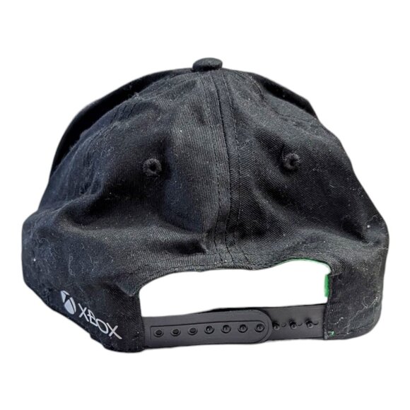 Black Xbox Baseball Cap Hat Adjustable Snapback Gaming Accessories - Picture 4 of 8